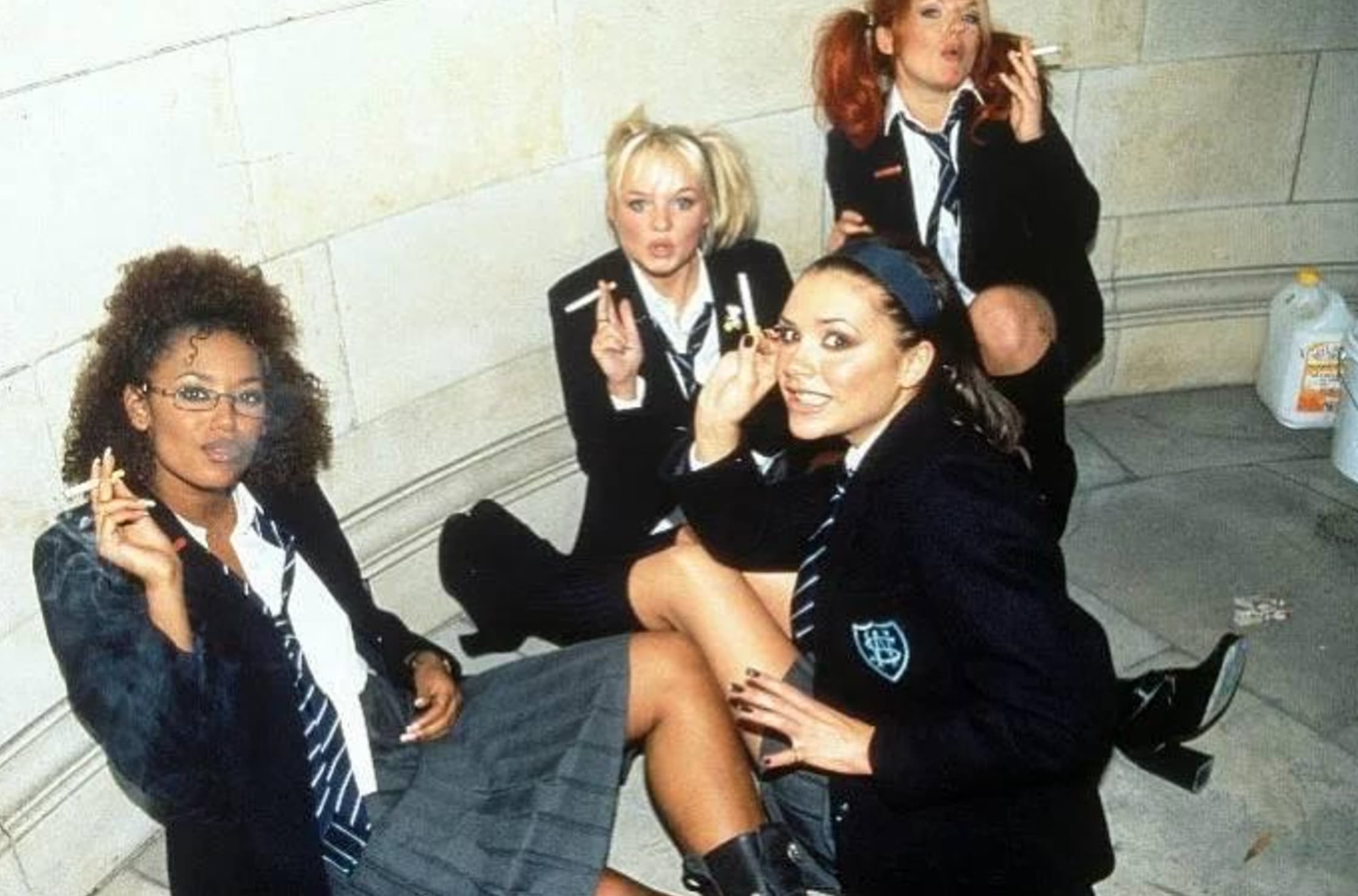 spice girls smoking